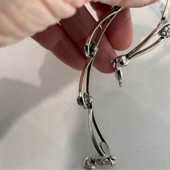 Brighton Chara Elipse Silver Articulated Bracelet - Picture 11 of 12